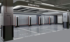Las estaciones de recarga del VREMT podrían alcanzar los 600 kW (imagen: Zeekr)