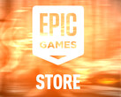 El próximo sorteo de Epic Games para móviles estará disponible hasta el último jueves del mes, con el logotipo en la imagen. (Fuente de la imagen: Epic Games Store - editado) 