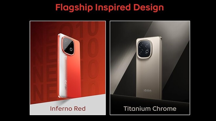 El iQoo Neo 10 está disponible en 2 colores a elegir. (Fuente: iQoo vía Amazon)