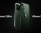 El iPhone de la serie 13 pronto estará disponible en dos opciones de color verde. (Fuente de la imagen: Apple)