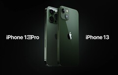 El iPhone de la serie 13 pronto estará disponible en dos opciones de color verde. (Fuente de la imagen: Apple)