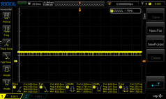 25 % de brillo - PWM en torno a los 230 Hz