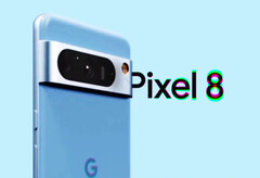 La serie Pixel 8 estará disponible en un atractivo colorway azul. (Fuente de la imagen: @EZ8622647227573)