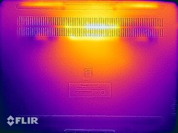 Prueba de esfuerzo de temperaturas superficiales (abajo)