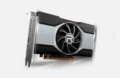 La RX 6600 sólo estará disponible a través de los socios de AMD, no como diseño de referencia. (Fuente de la imagen: AMD)