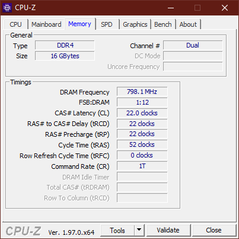 Memoria CPU-Z