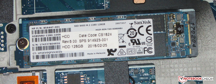 Un SSD sirve como unidad del sistema.