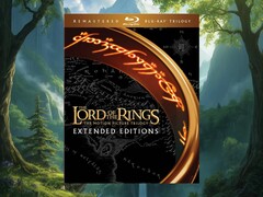 Se muestra la edición extendida en Blu-ray de «El Señor de los Anillos»