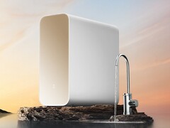 Puedes llenar un vaso con agua filtrada en 2,1 segundos con el Xiaomi Mijia Water Purifier 1600G. (Fuente de la imagen: Xiaomi)