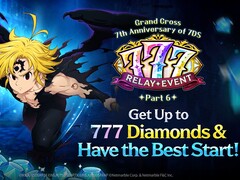 Siete pecados capitales: Grand Cross 7º aniversario Perfect 7 update key art.