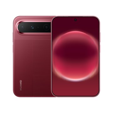El Huawei Pura X View en color «Leaping Shadow Red»