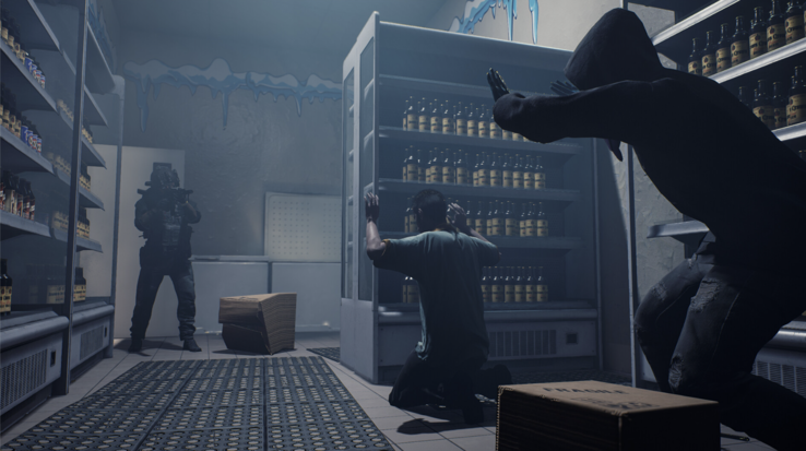 Los jugadores se enfrentan a algo más que abatir a los malos: asegurar a los civiles puede ser tan angustioso como sobrevivir a los tiroteos. (Fuente de la imagen : Steam)
