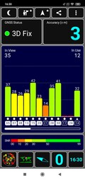 Prueba de GPS en exteriores