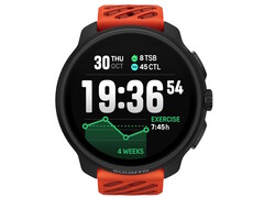 El reloj inteligente Suunto Race 2 en naranja coral viene con una pantalla OLED de 1,5 pulgadas para mostrar las estadísticas de carrera y la hora. (Fuente de la imagen: Suunto)