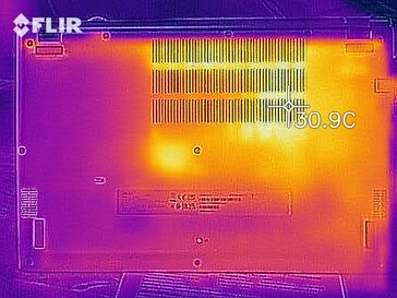 Mapa de calor al ralentí - abajo