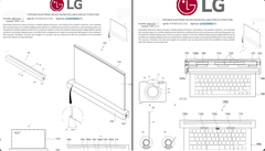 La supuesta nueva patente de LG. (Fuente: Twitter)