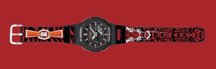 El reloj de la serie GA-2100 de la colaboración Casio G-Shock x Mooze. (Fuente de la imagen: G-Shock India vía Instagram)