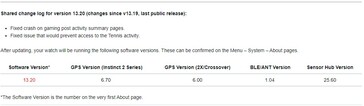 Garmin ha lanzado la versión beta 13.20 para la serie de smartwatches Instinct 2/Crossover. (Fuente de la imagen: Garmin)