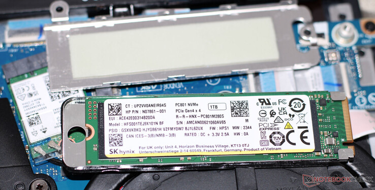 Una SSD PCIe 4.0 sirve como unidad del sistema