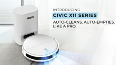 Lanzamiento del nuevo robot aspirador Civic X11 de Haier (Fuente de la imagen: Haier)