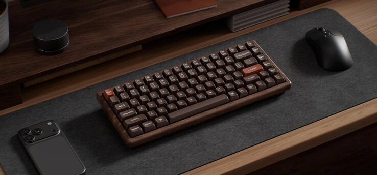 Teclado inalámbrico para juegos Keychron K2 HE All Wood Special Edition
