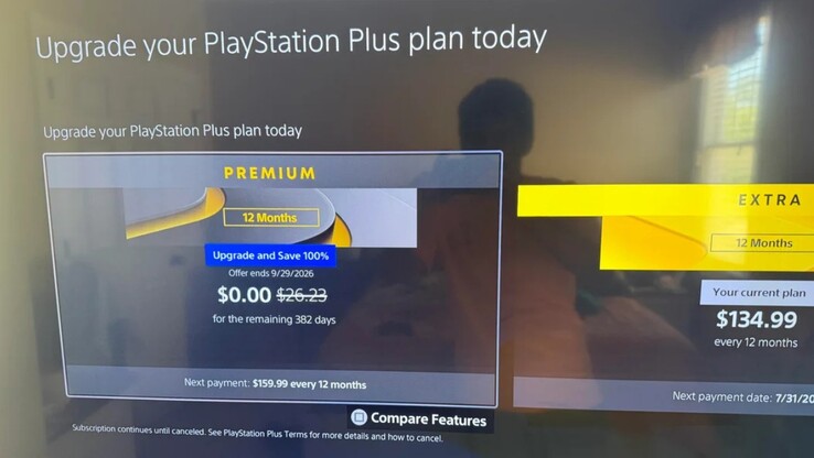 Oferta gratuita de PS Plus Premium.