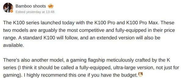 El Redmi K100 contará con una autonomía excepcional, mientras que el smartphone para videojuegos tendrá un precio elevado.