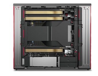 Lenovo ThinkStation P7 - Interior. (Fuente de la imagen: Lenovo)