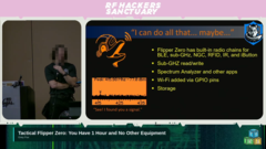 Grey Fox presentando en DEFCON 33 (Fuente de la imagen: RF Hackers Sanctuary)