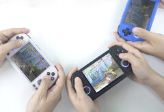 El RG40XX H se parece al reciente RG Cube a primera vista. (Fuente de la imagen: Anbernic)