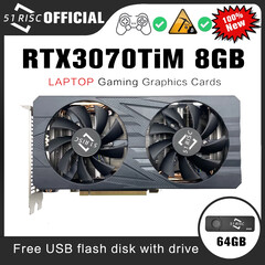 La GPU 51Risc RTX 3070 TiM se vende más barata que la RTX 3060 Ti Founders Edition. (Fuente de la imagen: Aliexpress)