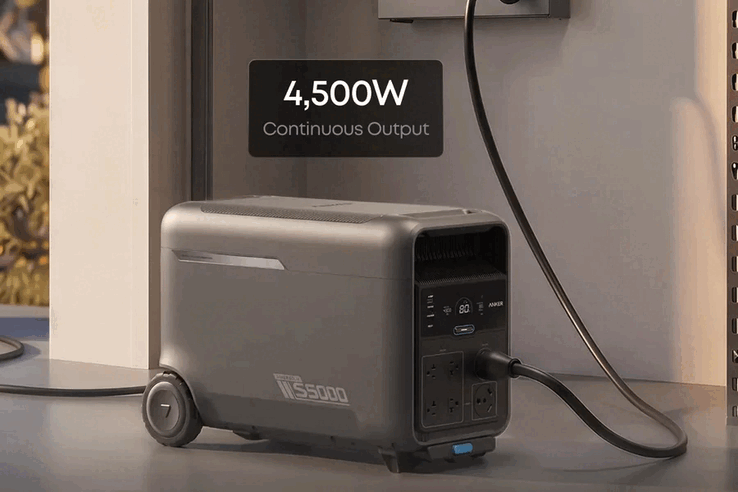 La unidad suministra 4,500W de potencia continua con picos de hasta 8,000W