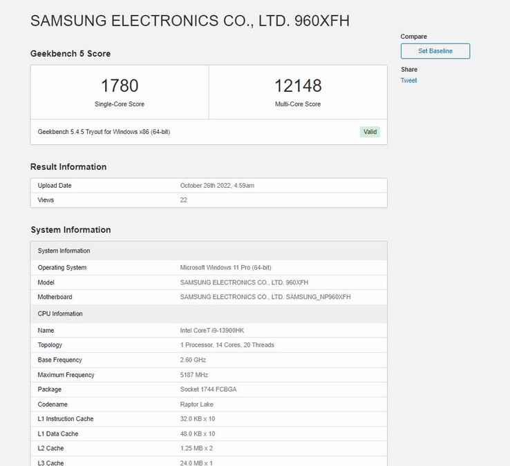 (Fuente: Geekbench)