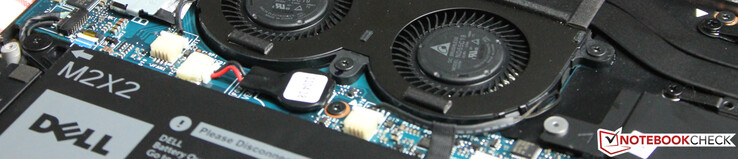 Refrigeración de doble ventilador para el Intel Core i5-8265U (Whiskey Lake quad-core)