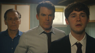 3 generaciones de código moral: El fantasma de Harry persiste tras Dexter y Harrison, pero Resurrección muestra hasta qué punto se está estirando ese código y lo borrosa que se ha vuelto la línea entre legado y responsabilidad. (Fuente de la imagen: Paramount Plus)