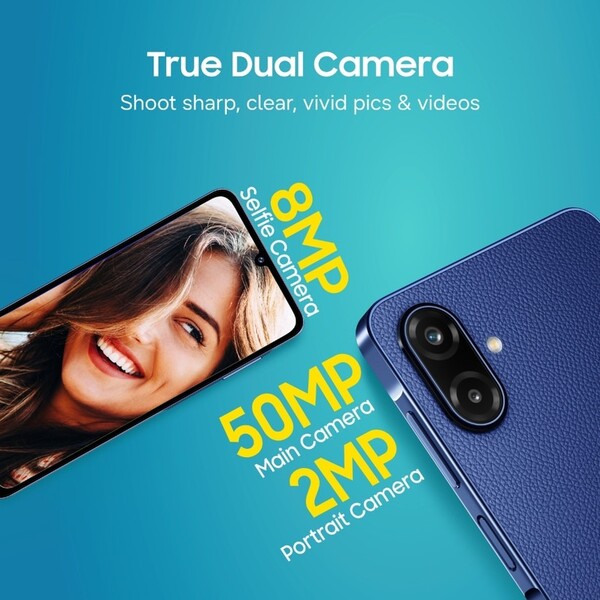 El Samsung Galaxy F70e tiene doble cámara trasera.