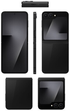 El Galaxy Z Flip 7 FE que aparece en la imagen pretende ser una alternativa de bajo coste al Flip 7 (fuente de la imagen: Evan Blass)