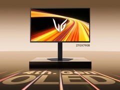 El LG 27GX790B es un monitor de modo dual con modo de 720 Hz y panel WOLED de 4ª generación. (Fuente de la imagen: LG)