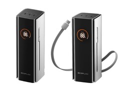 La serie Rapid Pro Power Bank cuenta con un cable USB-C retráctil. (Fuente de la imagen: EcoFlow)