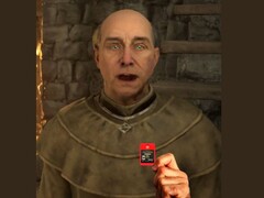 Una captura de pantalla del anuncio del lanzamiento de la versión física en cartucho de «The Elder Scrolls IV: Oblivion Remastered»