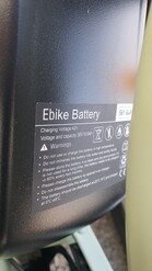 batería con la Touroll B2 e-bike