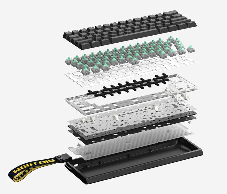 Wooting 60HE v2 despiece interno