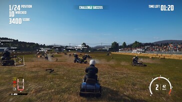 En la imagen: una captura de pantalla del juego «Wreckfest».