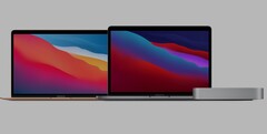 Apple Los nuevos Macs con motor M1 se ven exactamente iguales a los modelos de Intel que reemplazan. (Imagen: Apple)