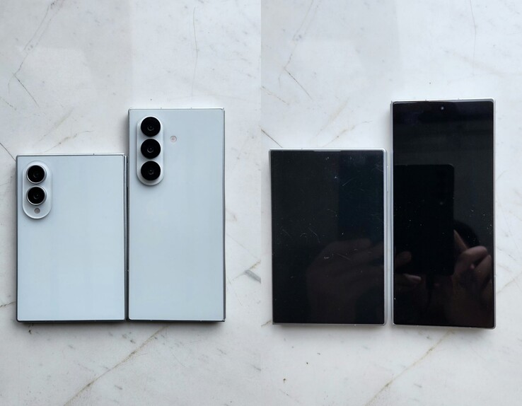Filtrados Galaxy Z Fold 8 (el modelo más ancho) y los modelos de diseño Fold 8 Ultra.