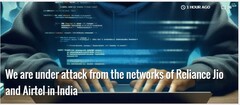 La popular publicación tecnológica GSMArena se enfrenta a un ataque DDoS masivo, supuestamente procedente de IP indias. (Fuente: GSMArena)