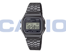 El Casio Vintage A158WETB-1A (en la imagen) tiene una caja negra cromada. (Fuente de la imagen: Casio)