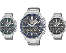 Una imagen de los nuevos relojes Casio de la serie Edifice ERA-130D sobre fondo blanco.