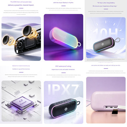 Características principales del altavoz Bluetooth Asus A-bean SP101 (traducción automática)