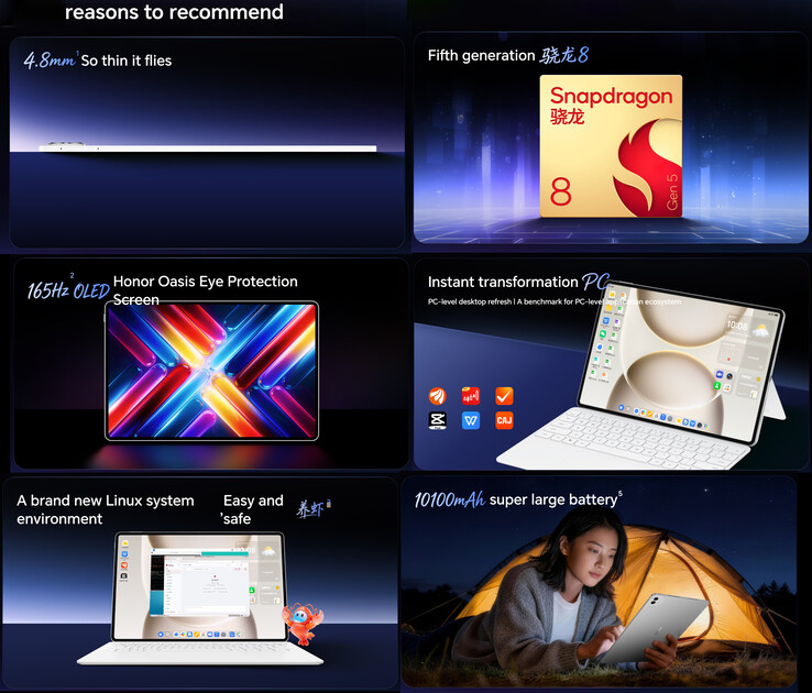 Características principales del MagicPad 3 Pro 12.3 (traducción automática)